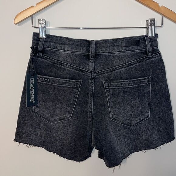 NWT Blank NYC Cutoff Jean Shorts - Washed Black - Picture 4 of 8